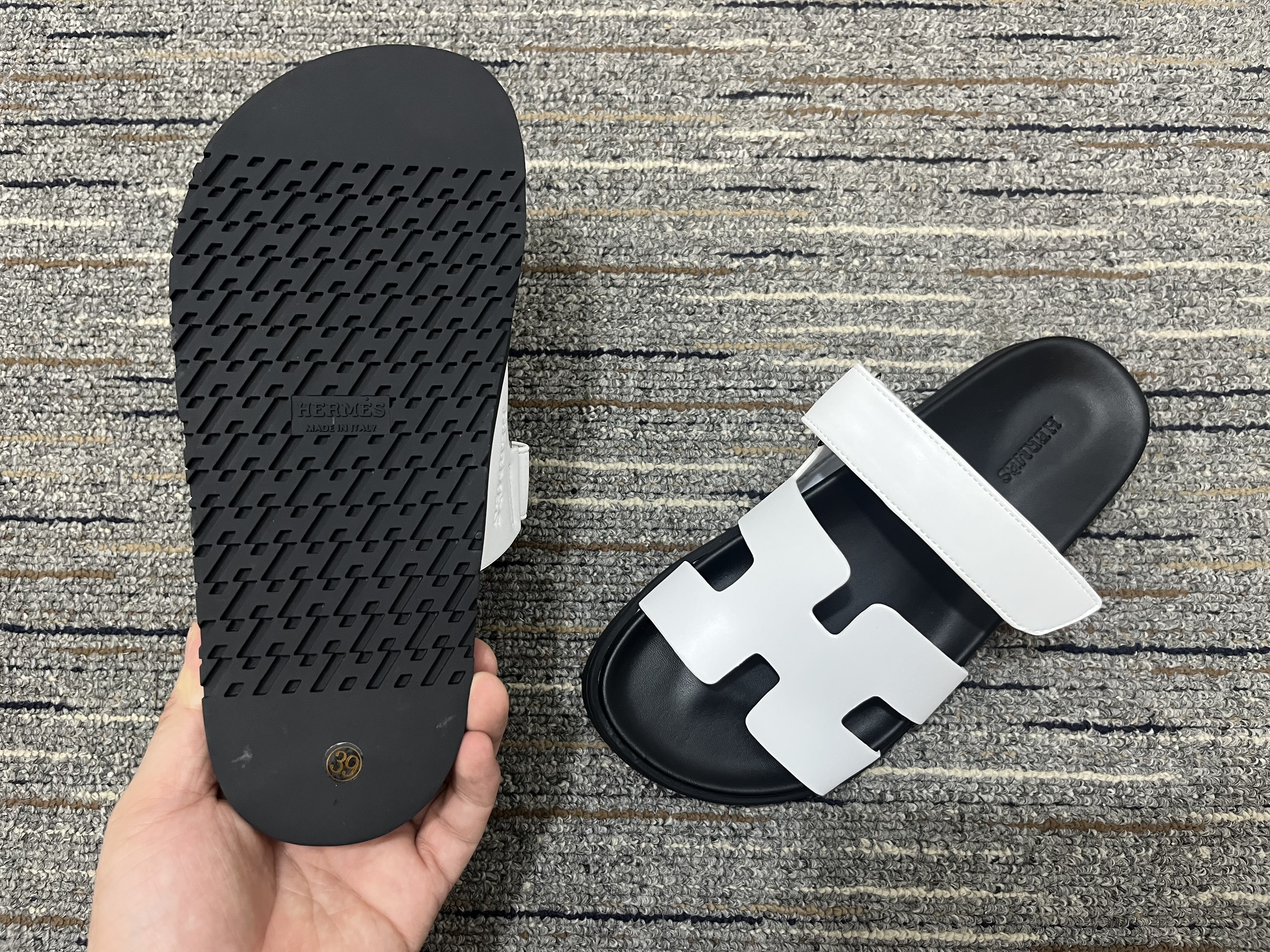 Men H*ermes Top Sandals