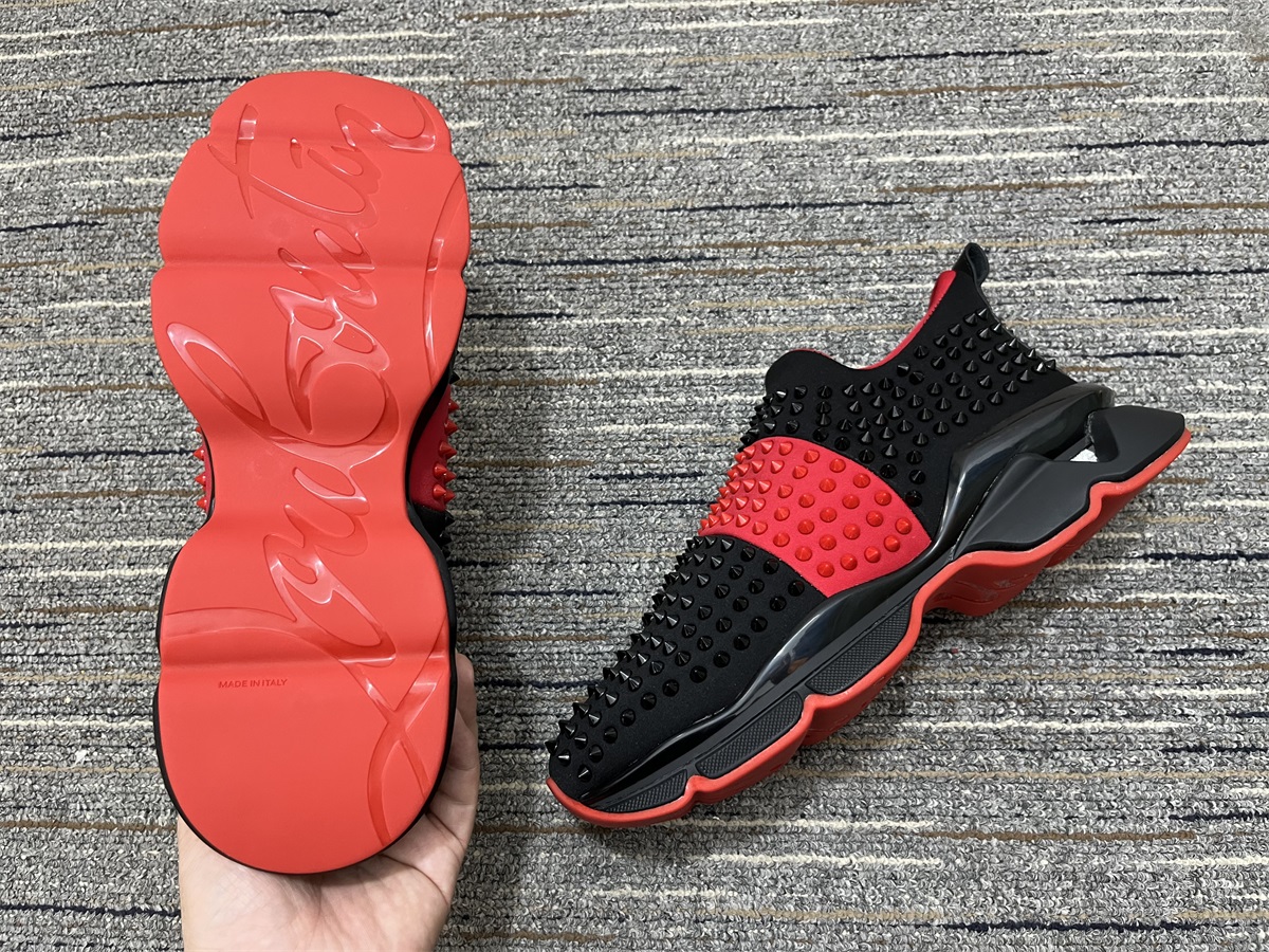 Men Women C*hristian L*ouboutin Top Sneakers