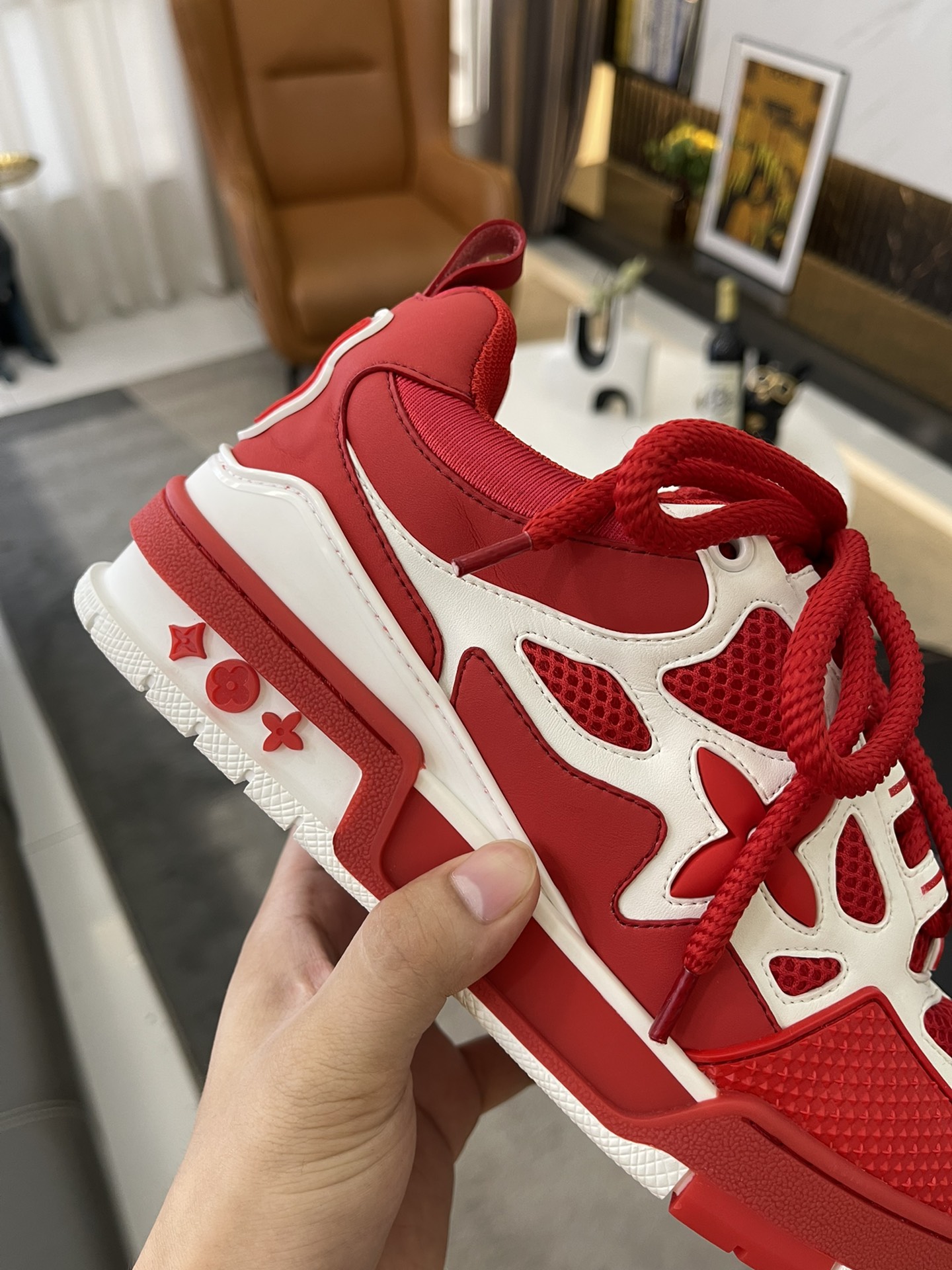 Men Women L*ouis V*uitton Top Sneakers