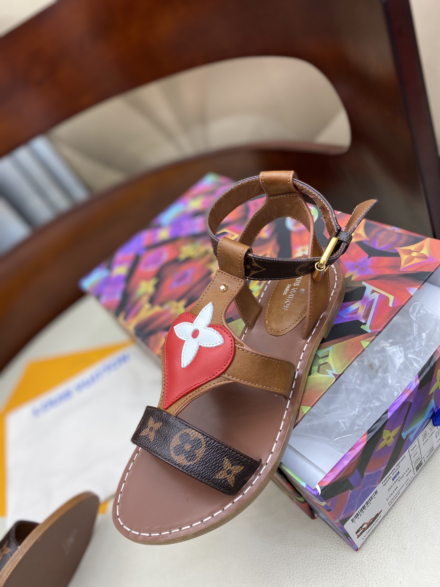 Women L*ouis V*uitton Top Slippers