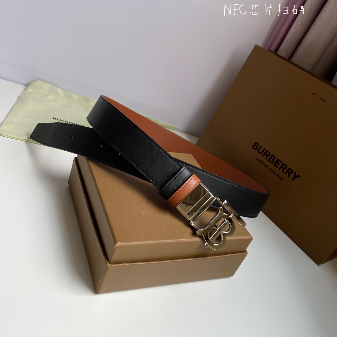 B*urberrry Belts Top Quality 35mm