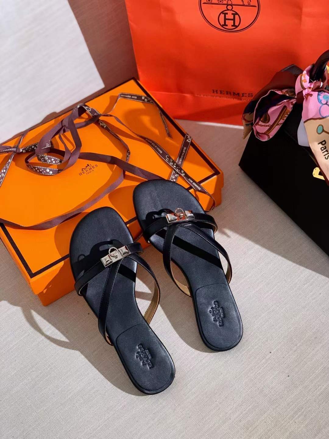 Women H*ermes Top Sandals