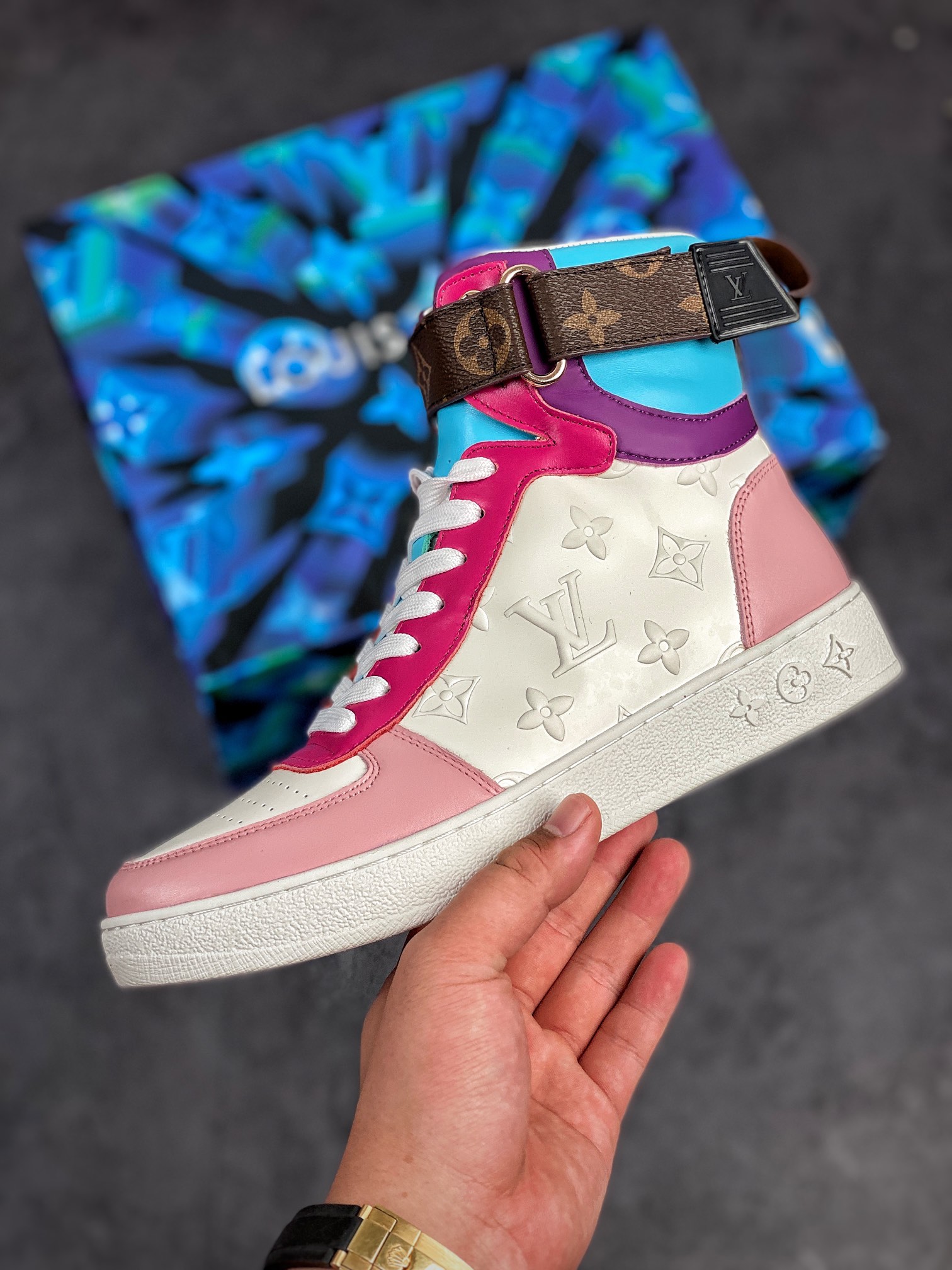 Men L*ouis V*uitton Top Sneaker