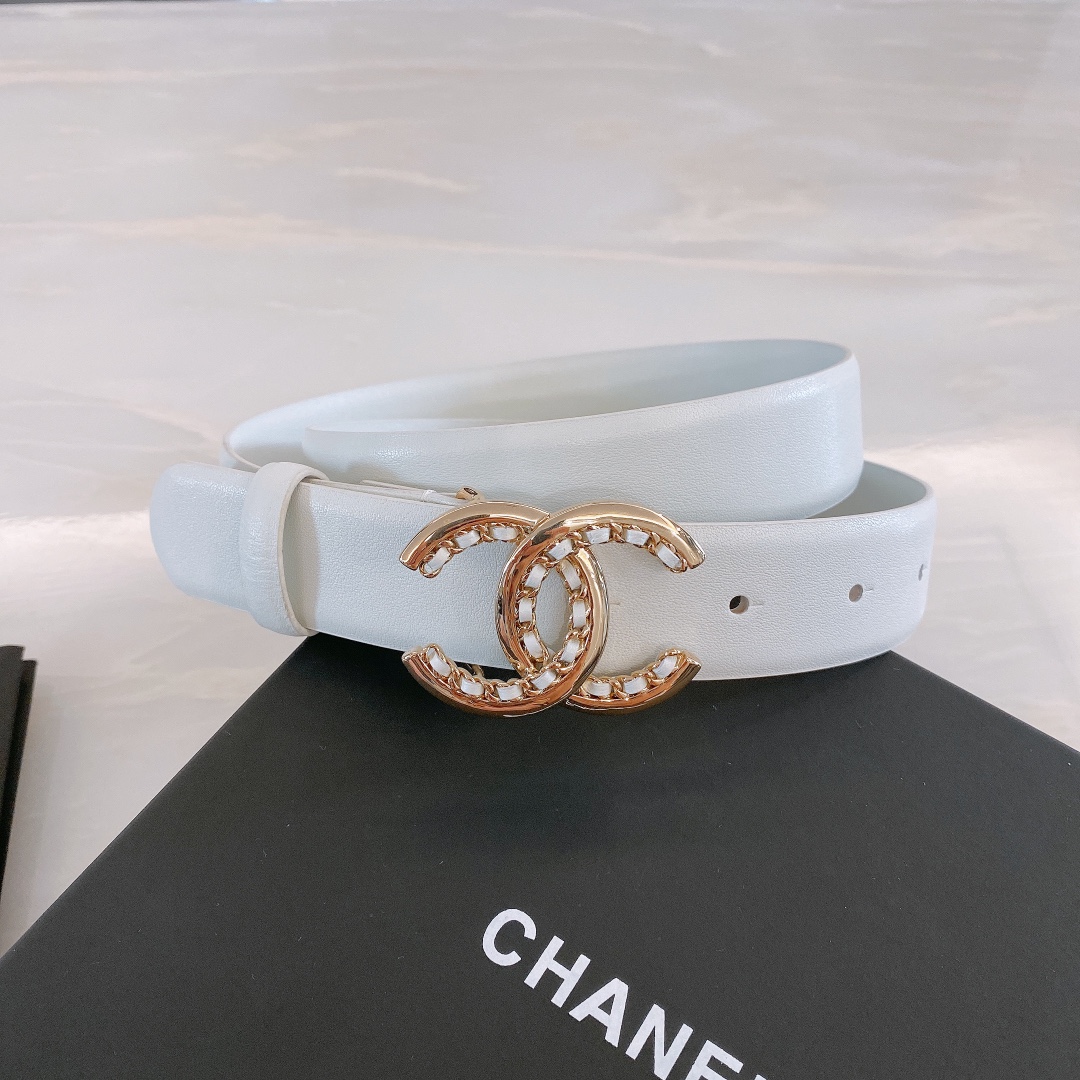 C*hanel Belts Top Quality 30MM