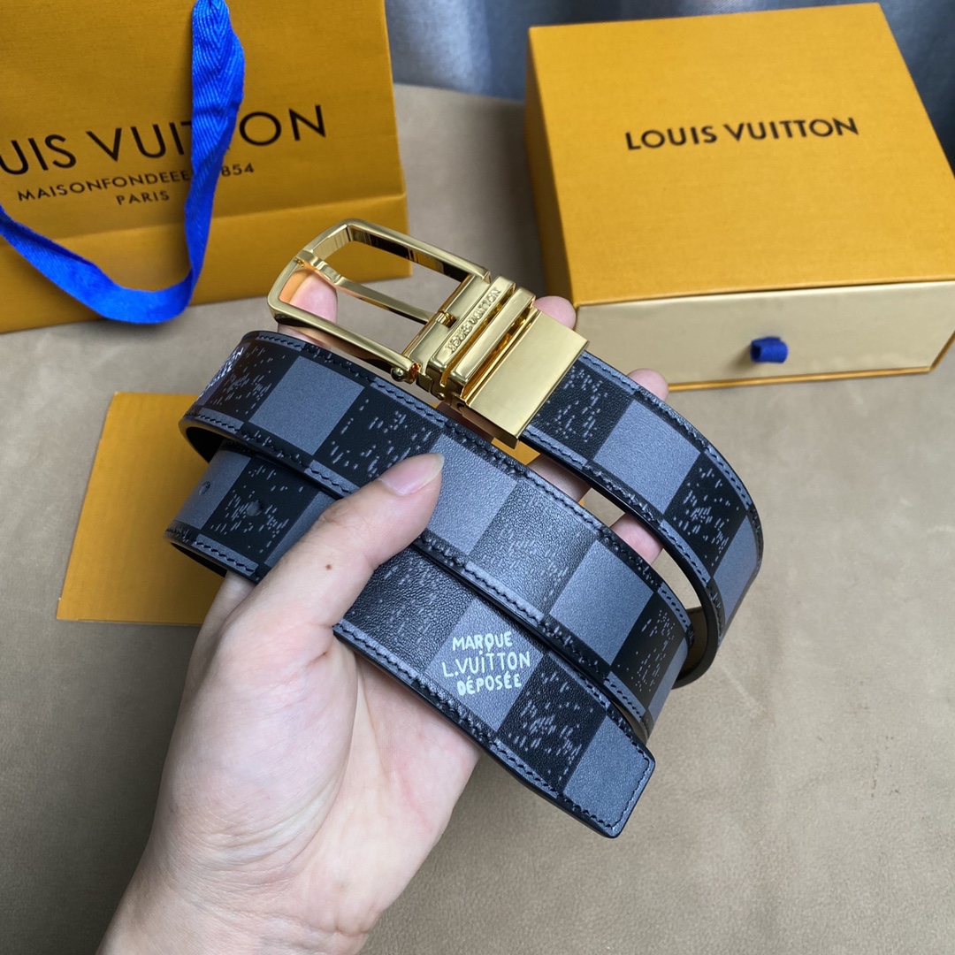 L*ouis V*uitton Belts Top Quality 35MM