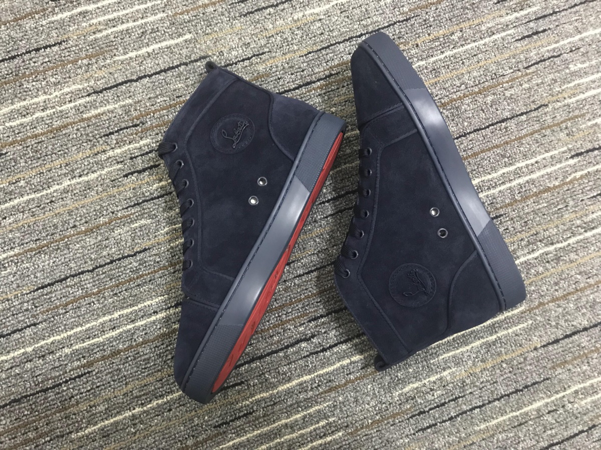 C*ristian L*uboutin Suede Leather Sneaker