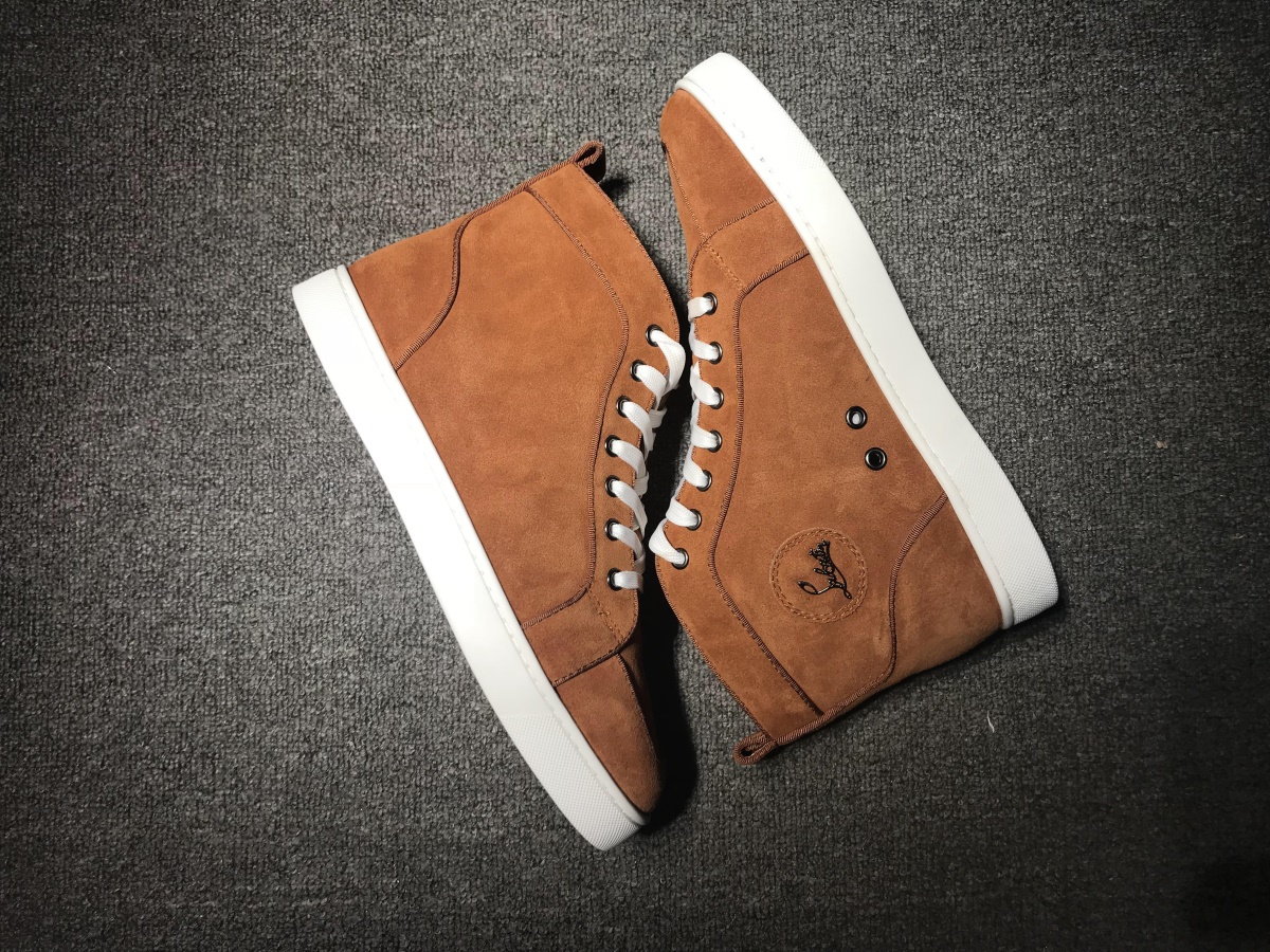 C*ristian L*uboutin Suede Leather Sneaker