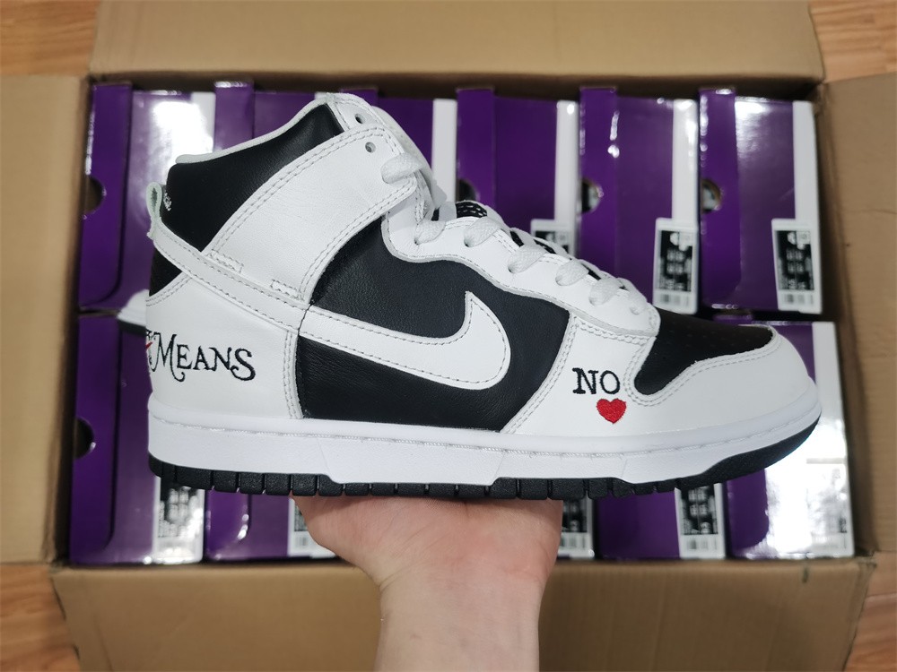 from Supreme x Nike SB Dunk High QS “By Any Means”SUP DN3741-002