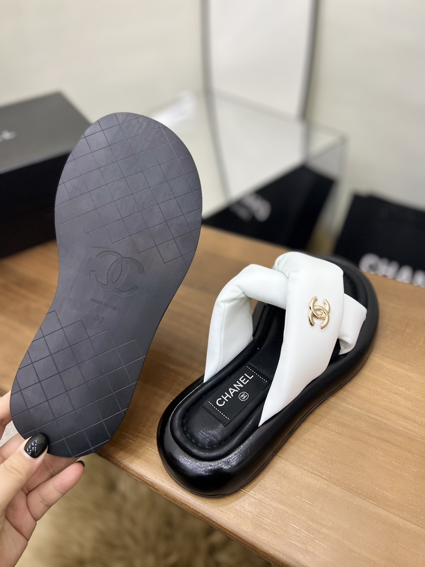 Women C*hanel Top Sandals