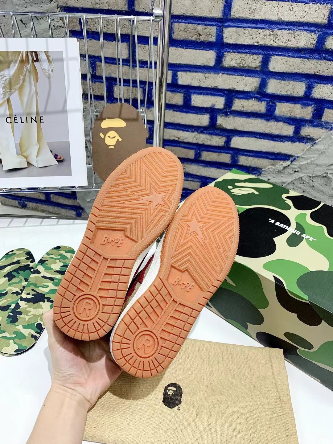 Men Women B*ape Top Sneaker