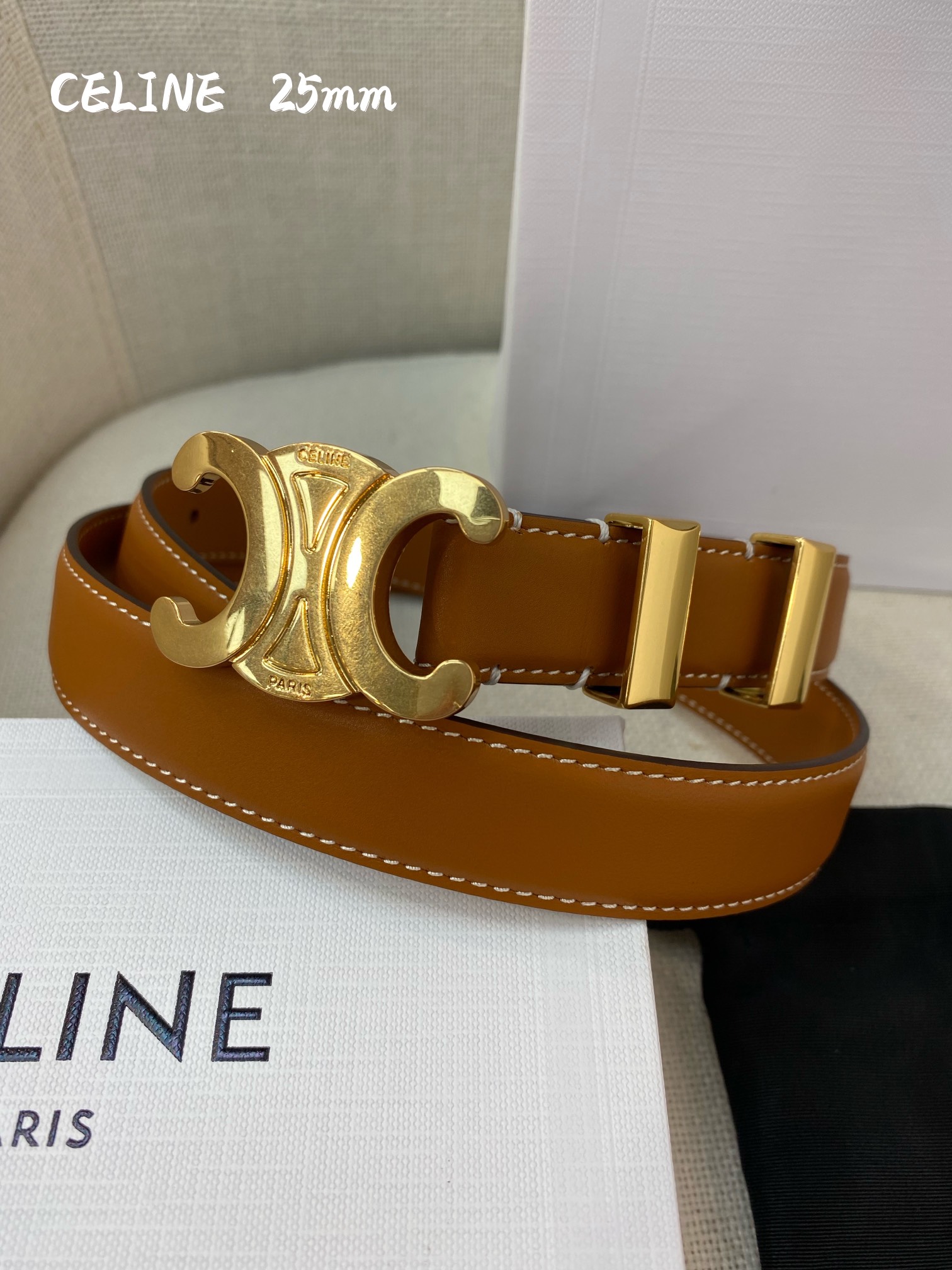 C* eline Belts Top Quality 25MM