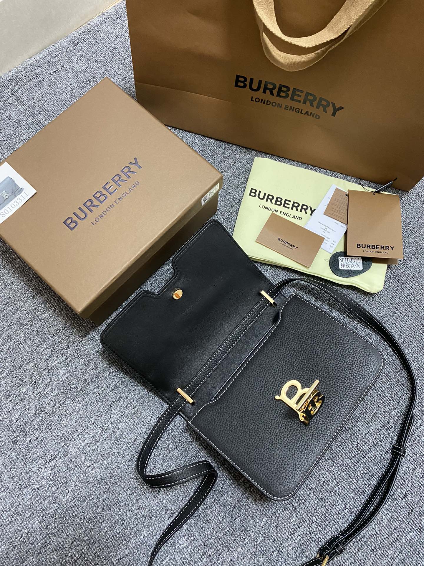 B*urberry Bag Top Quality 21*6*16CM