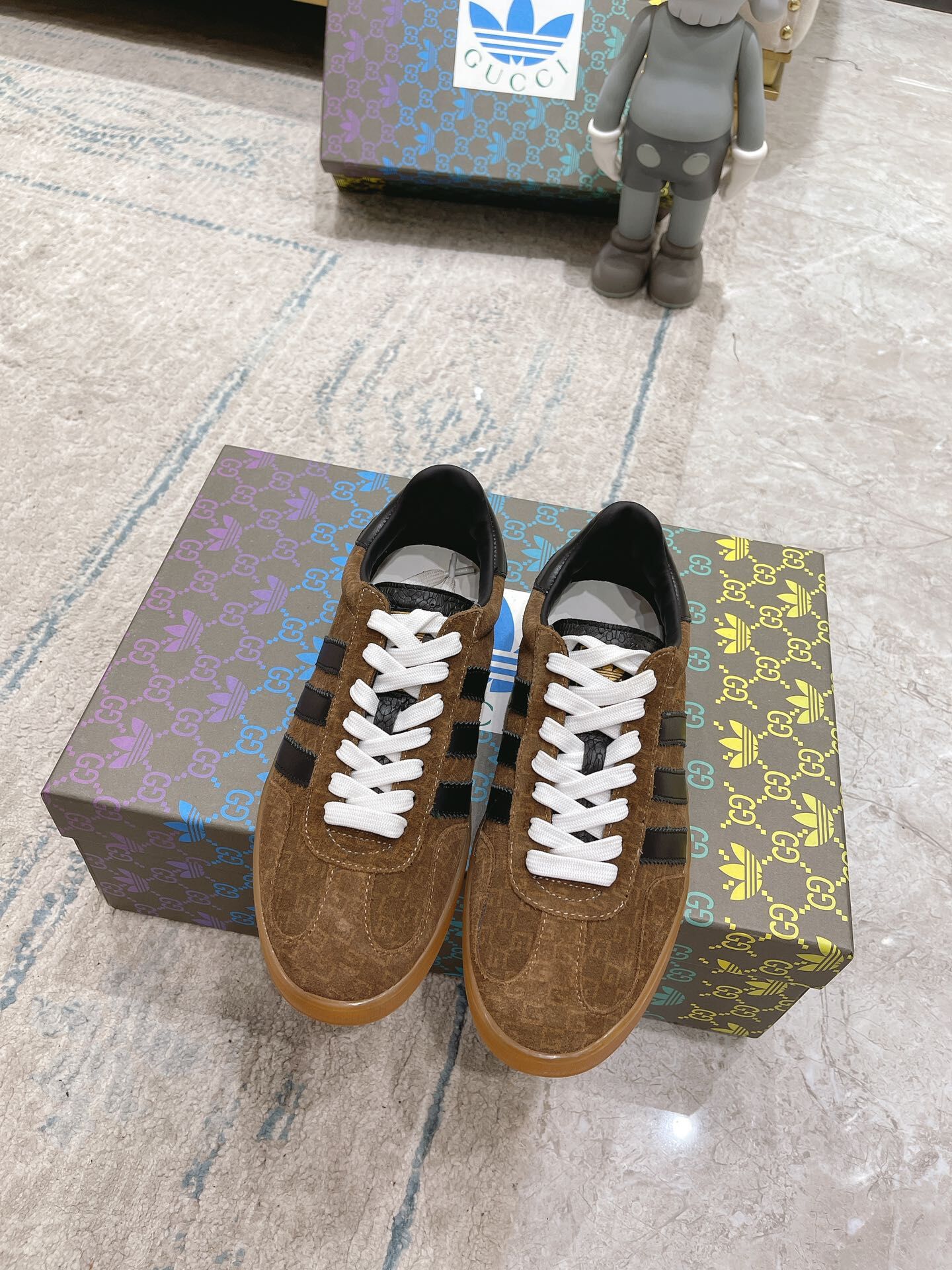 Men G*ucci A*didas Top Sneaker