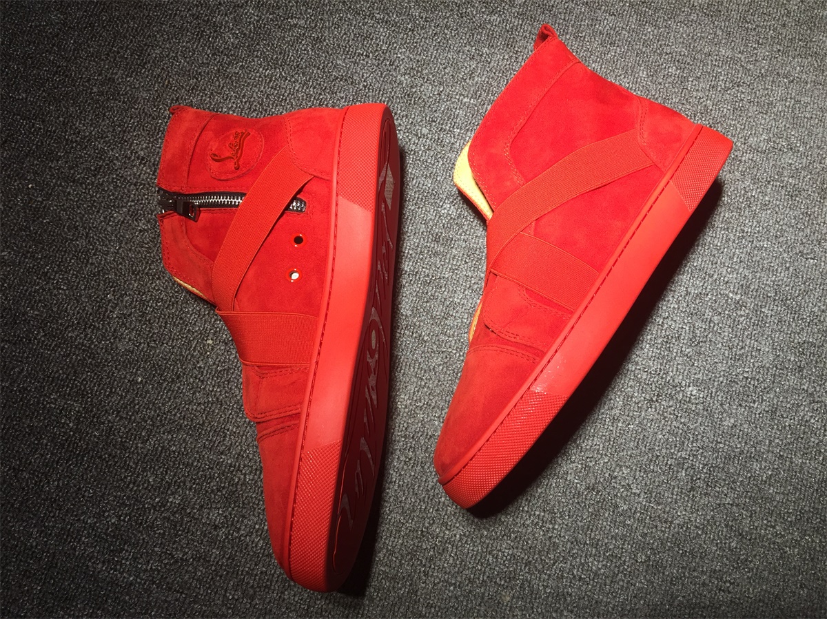 C*ristian L*uboutin Suede Leather Sneaker