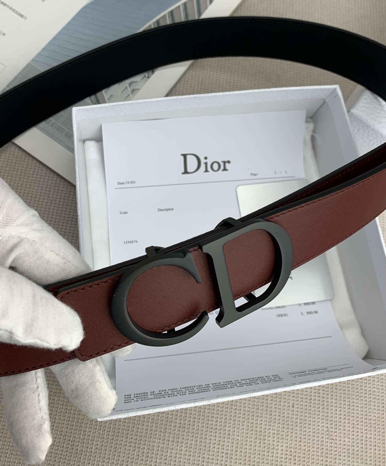 D*ior Belts Top Quality 35MM