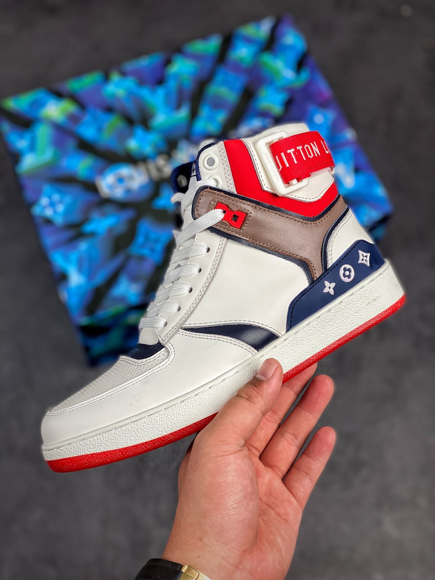 Men L*ouis V*uitton Top Sneaker