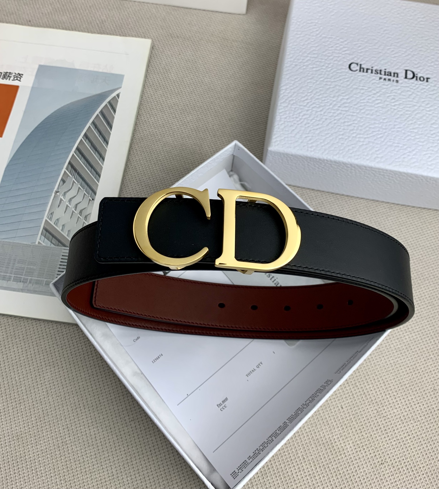 D*ior Belts Top Quality 35MM