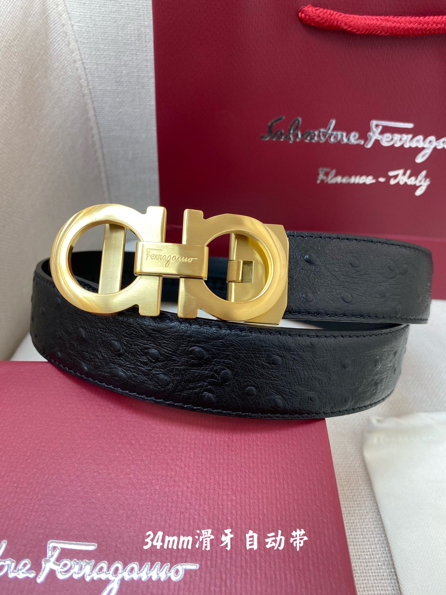 F*erragamo Belts Top Quality 3.5 CM