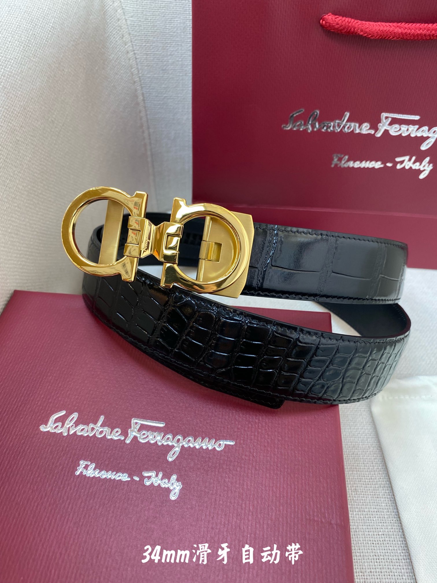 F*erragamo Belts Top Quality 3.5 CM