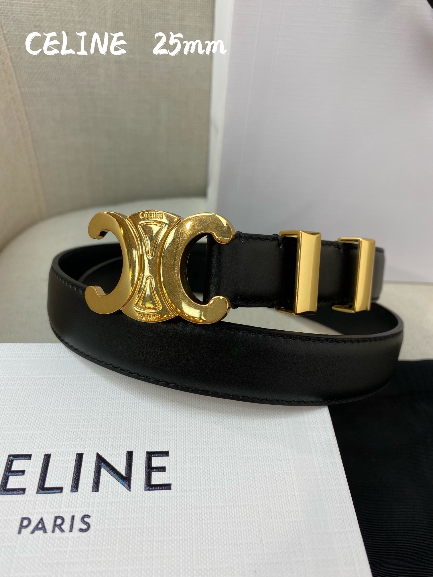 C* eline Belts Top Quality 25MM