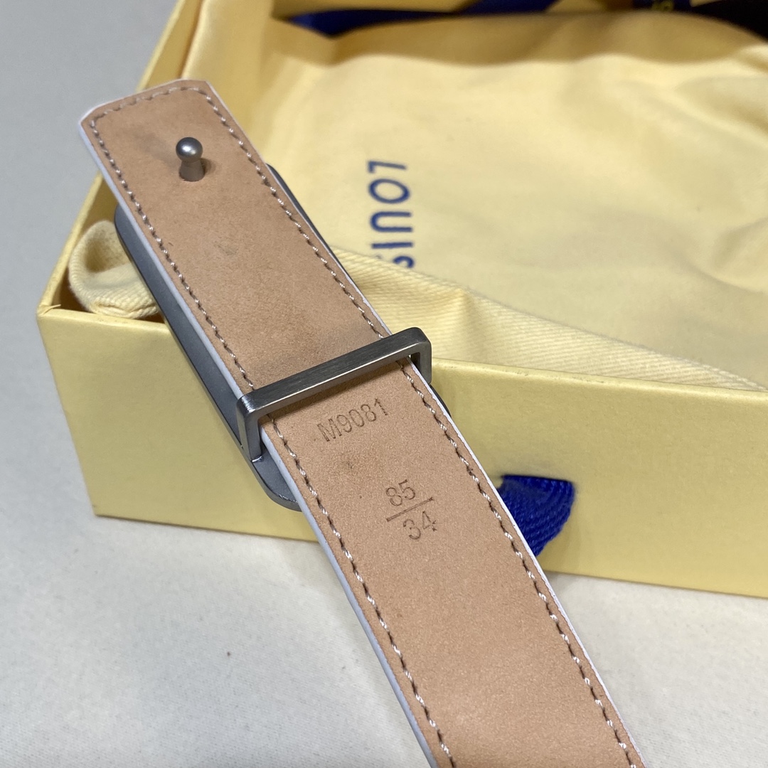 L*ouis V*uitton Belts Top Quality 25MM