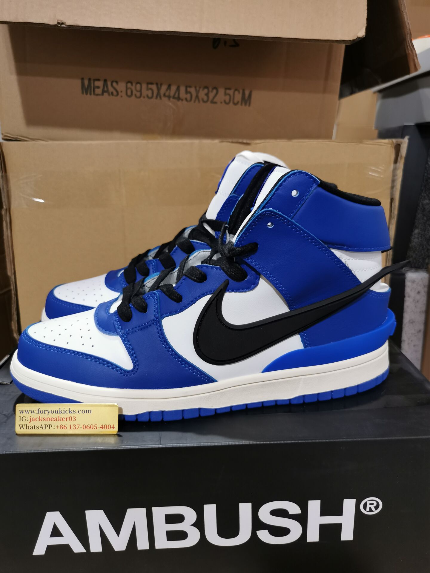 from AMBUSH x Nike Dunk High CU7544-102