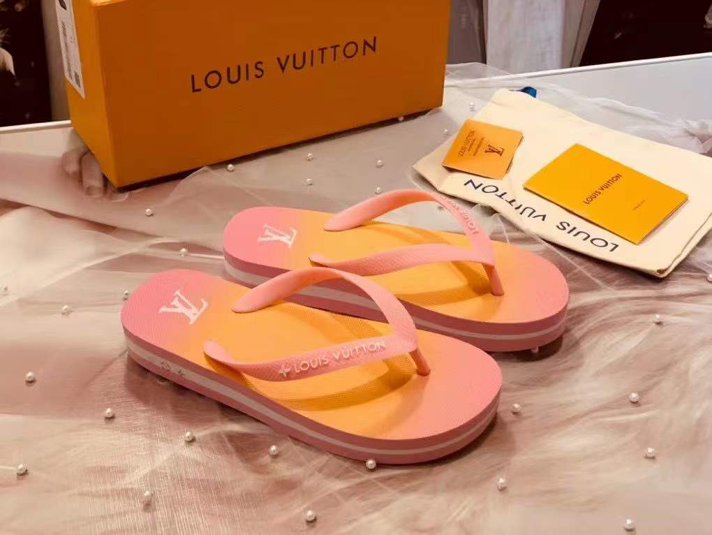 Women L*ouis V*uitton Top Slippers