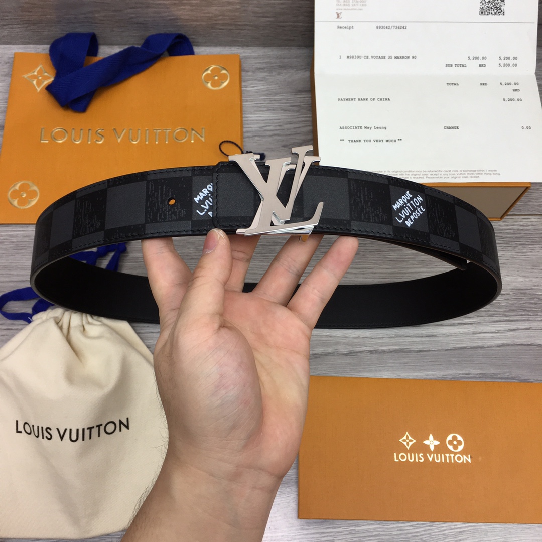 L*ouis V*uitton Belts Top Quality 40MM