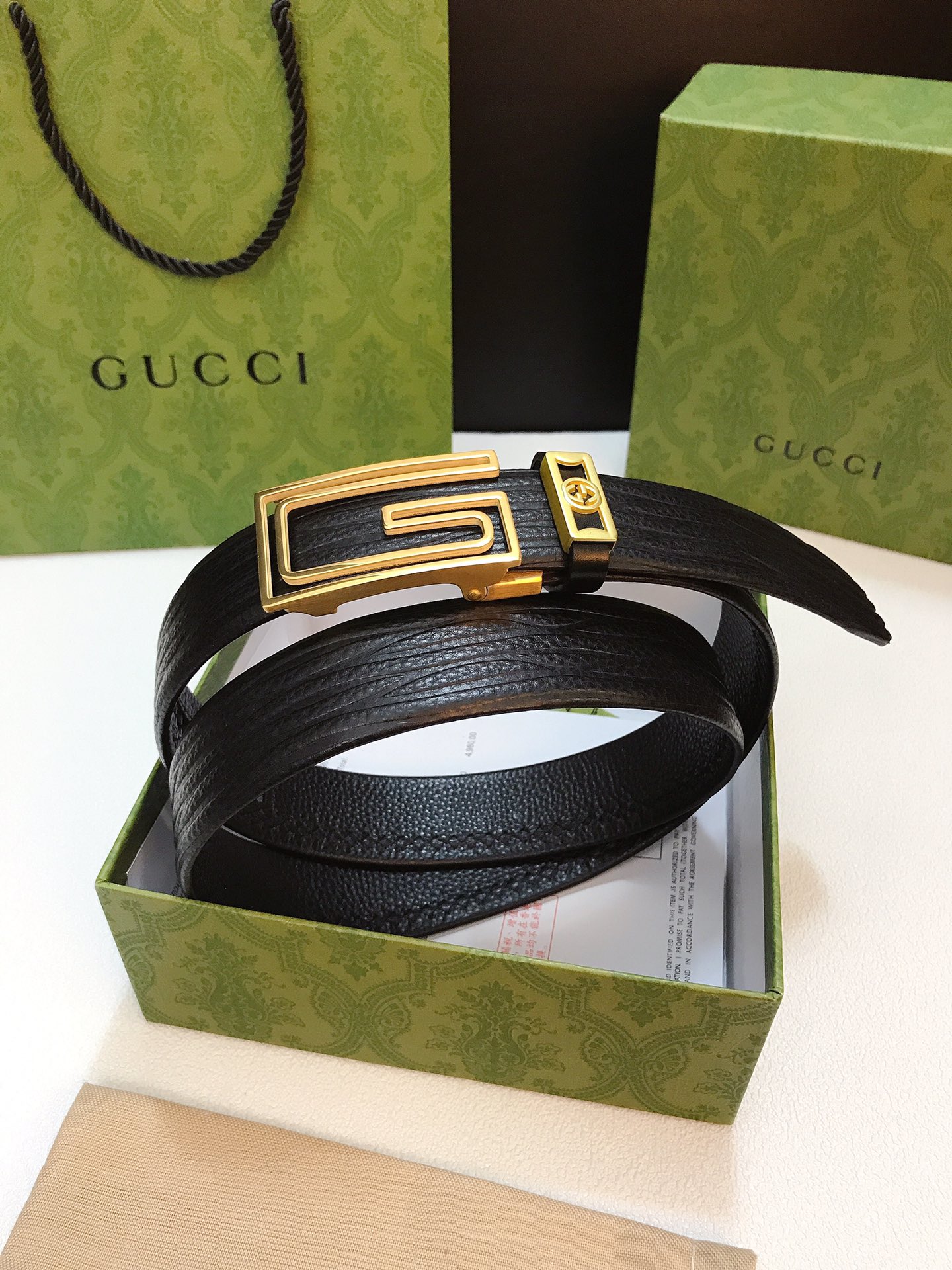 G*ucci Belts Top Quality 35MM