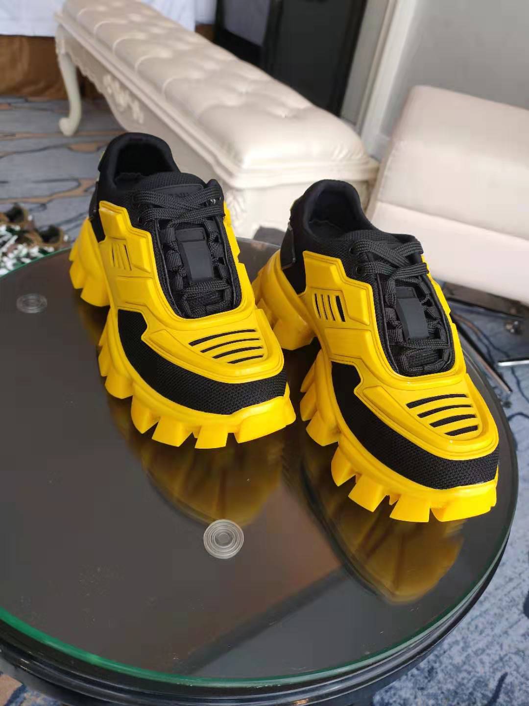 Men Women P*rada Top Sneaker