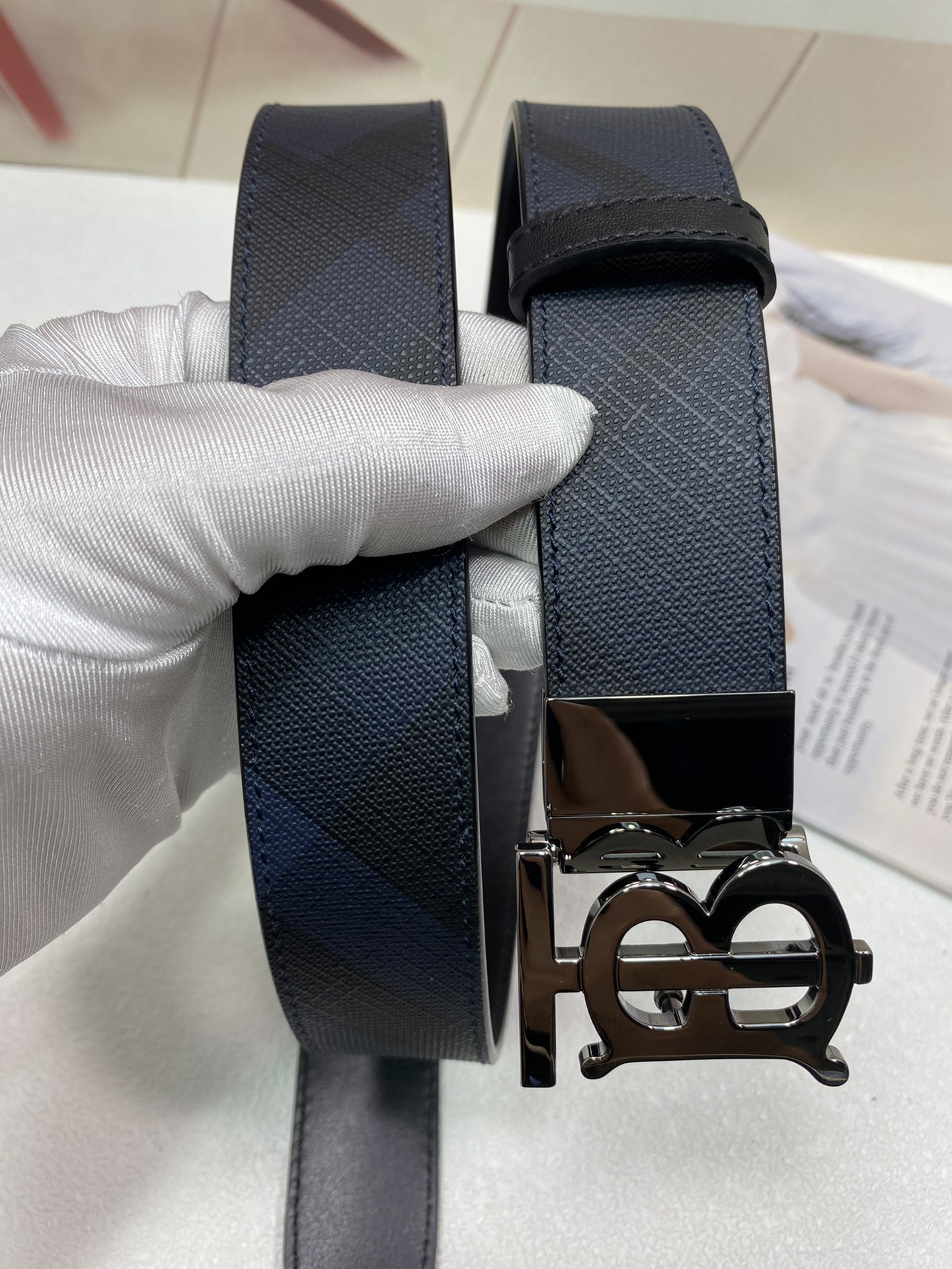 B*urberrry Belts Top Version 35MM