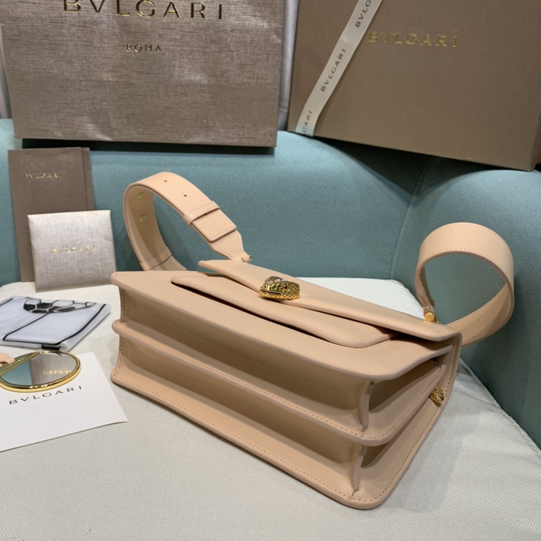 B*vlgari Top Bag 25×14.5×9cm