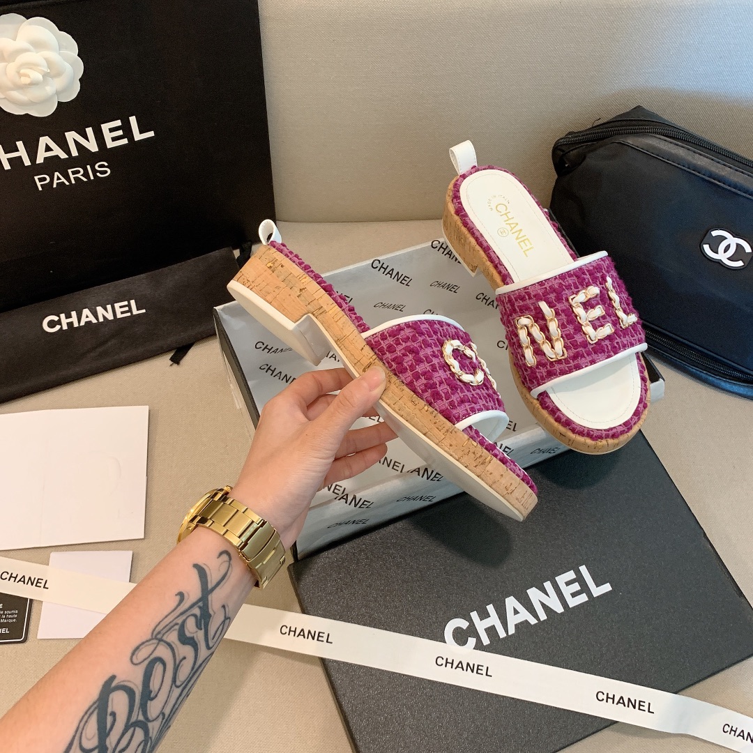 Women C*hanel Top Sandals