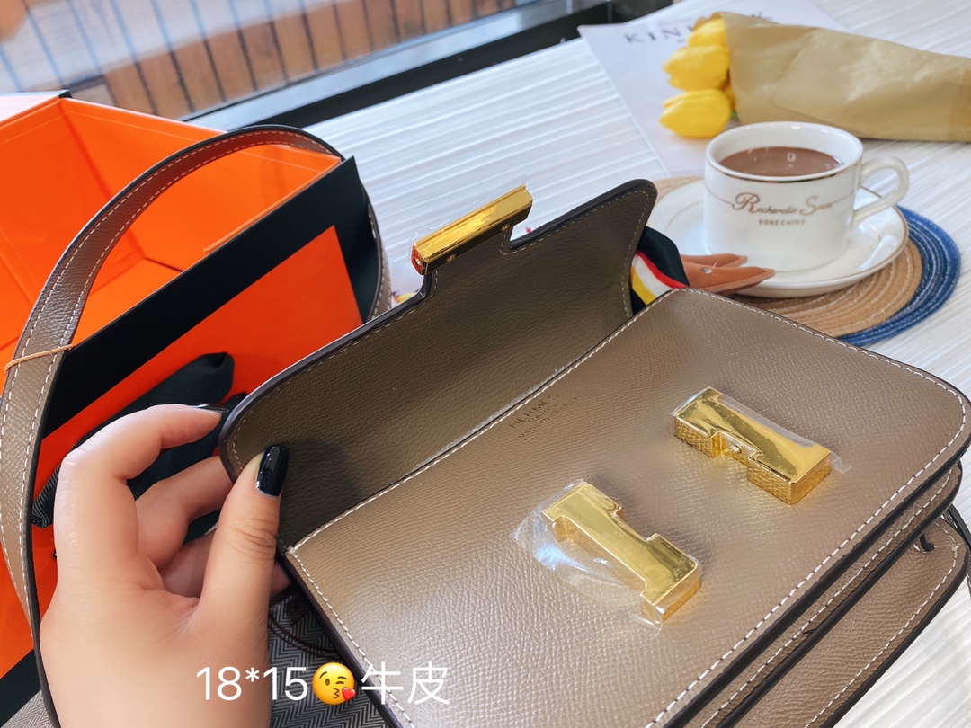 H*ermes Top Bag 18*15CM