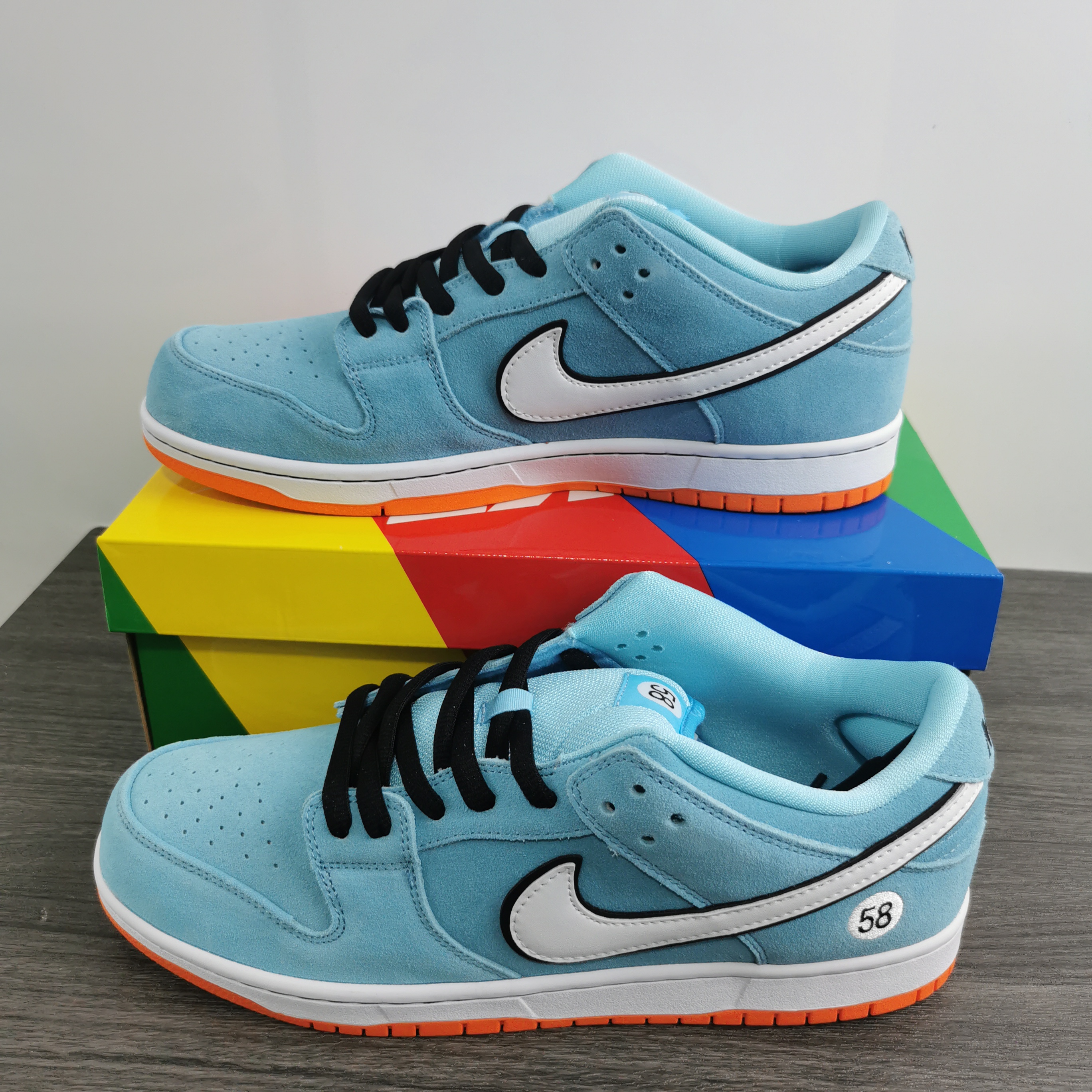from Nike SB Dunk Low Pro Club 58 Gulf x WE CLUB 58 BQ6817-401