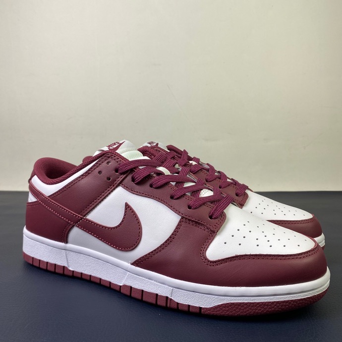 from Nike SB Dunk Low Bordeaux red