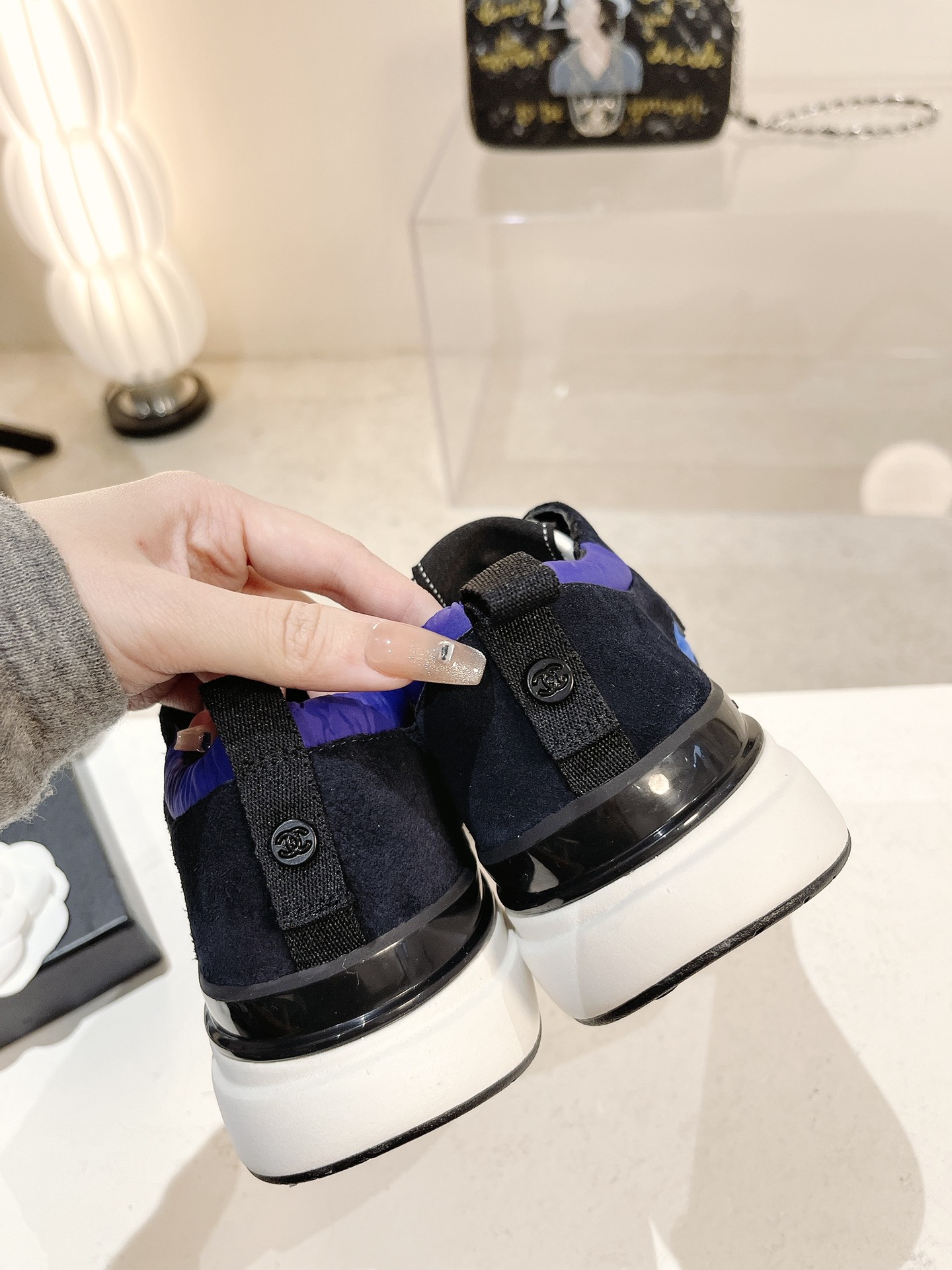 Women C*hanel Top Sneaker