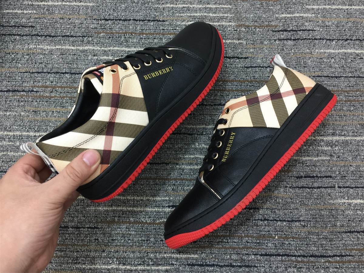 Men B*urberry Top Sneakers