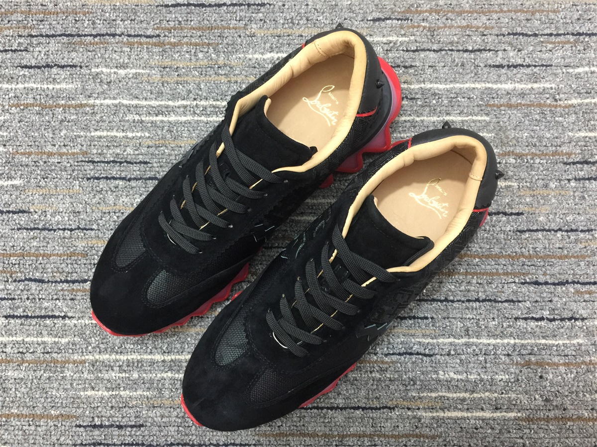 Men Women C*hristian L*ouboutin Aurelien Flat Top Sneakers