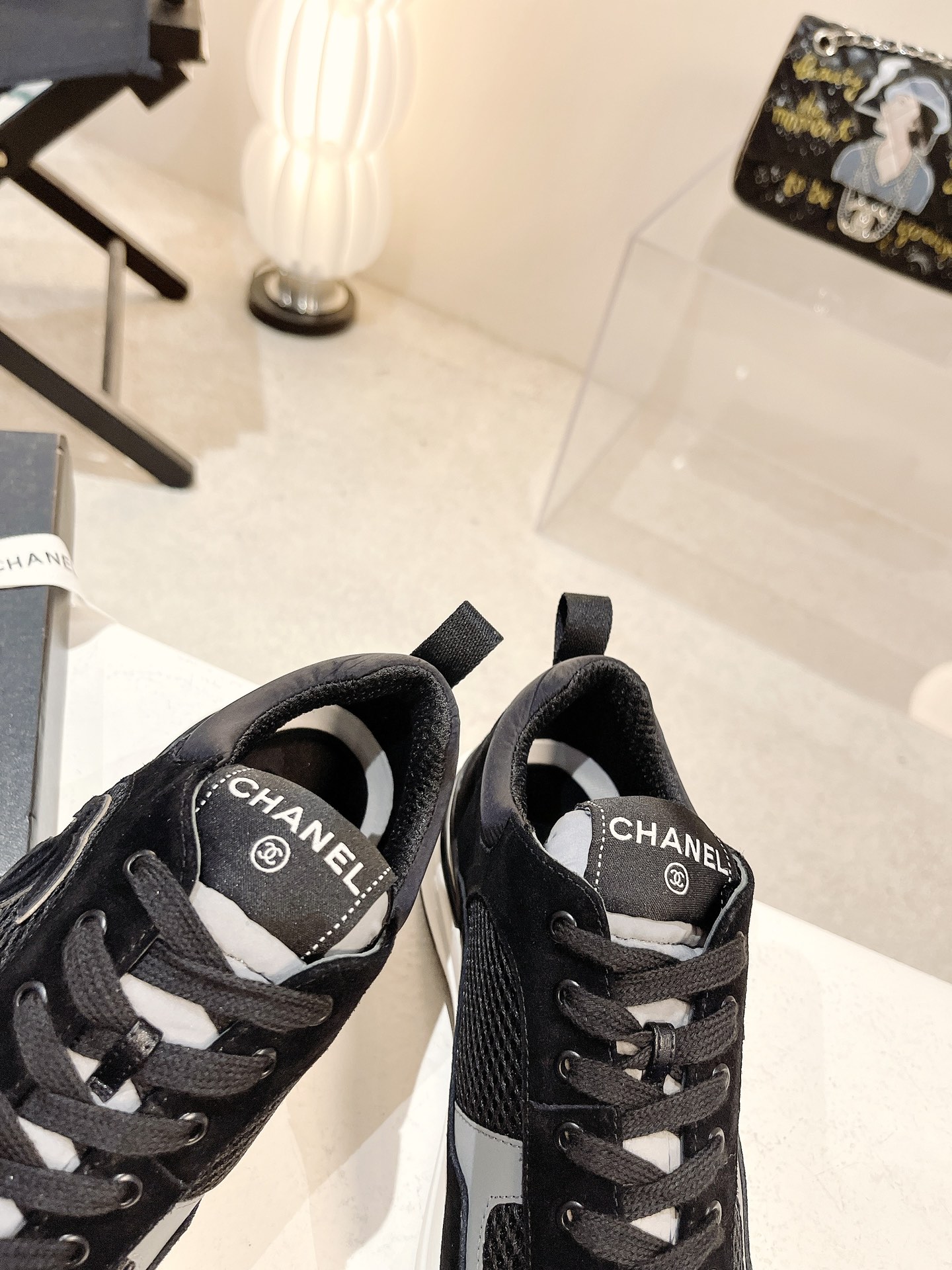 Women C*hanel Top Sneaker