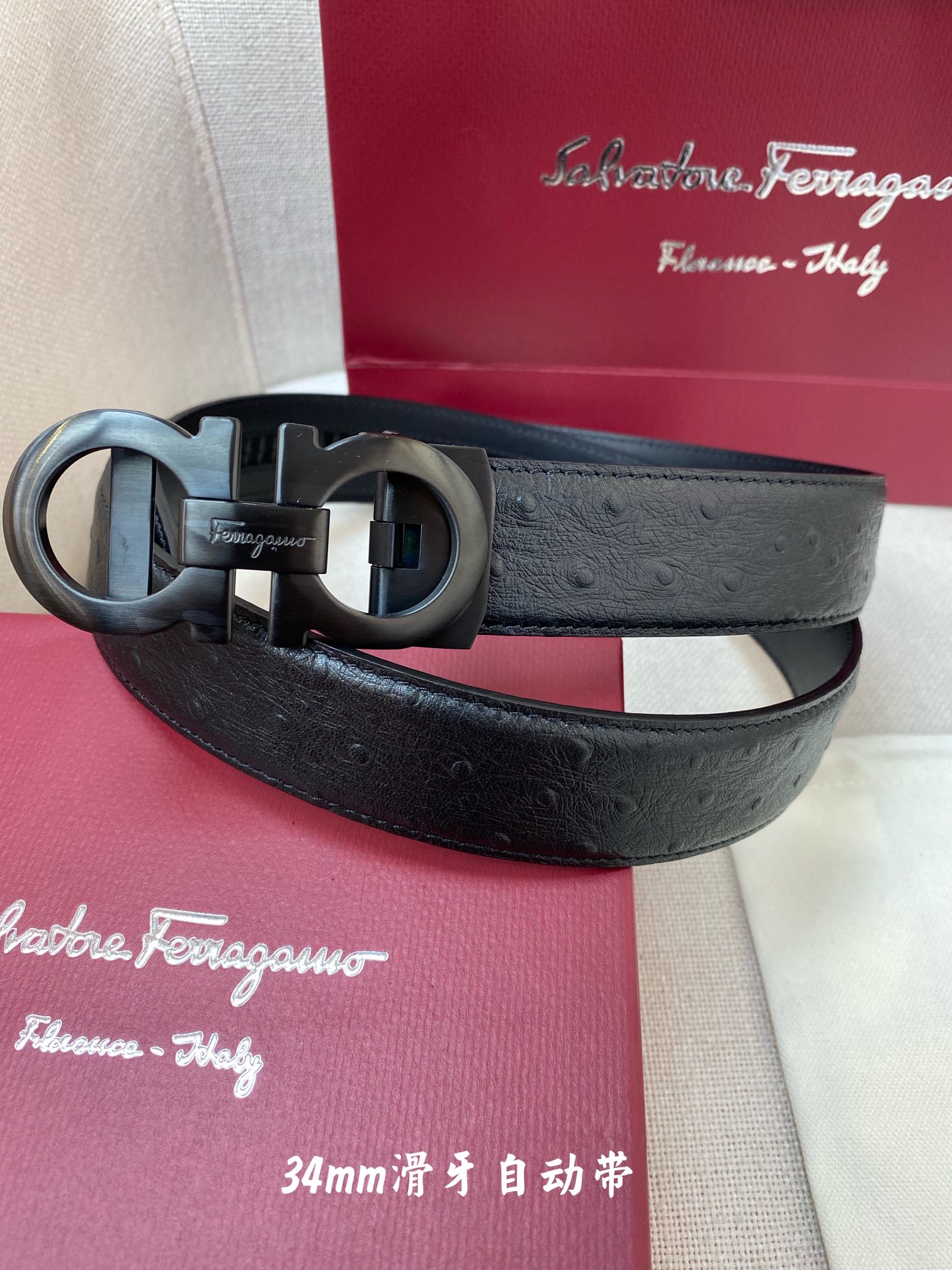 F*erragamo Belts Top Quality 3.5 CM