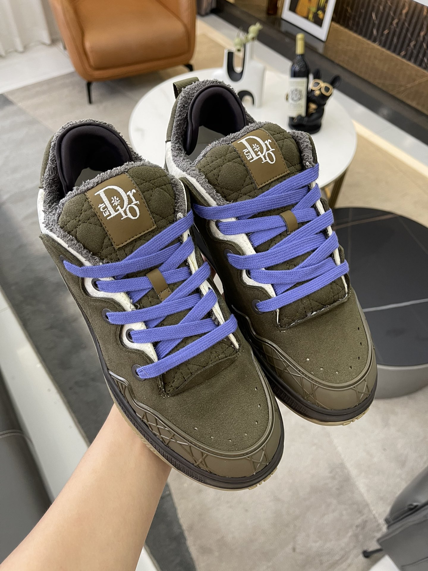 Men Women D*ior Top Sneakers