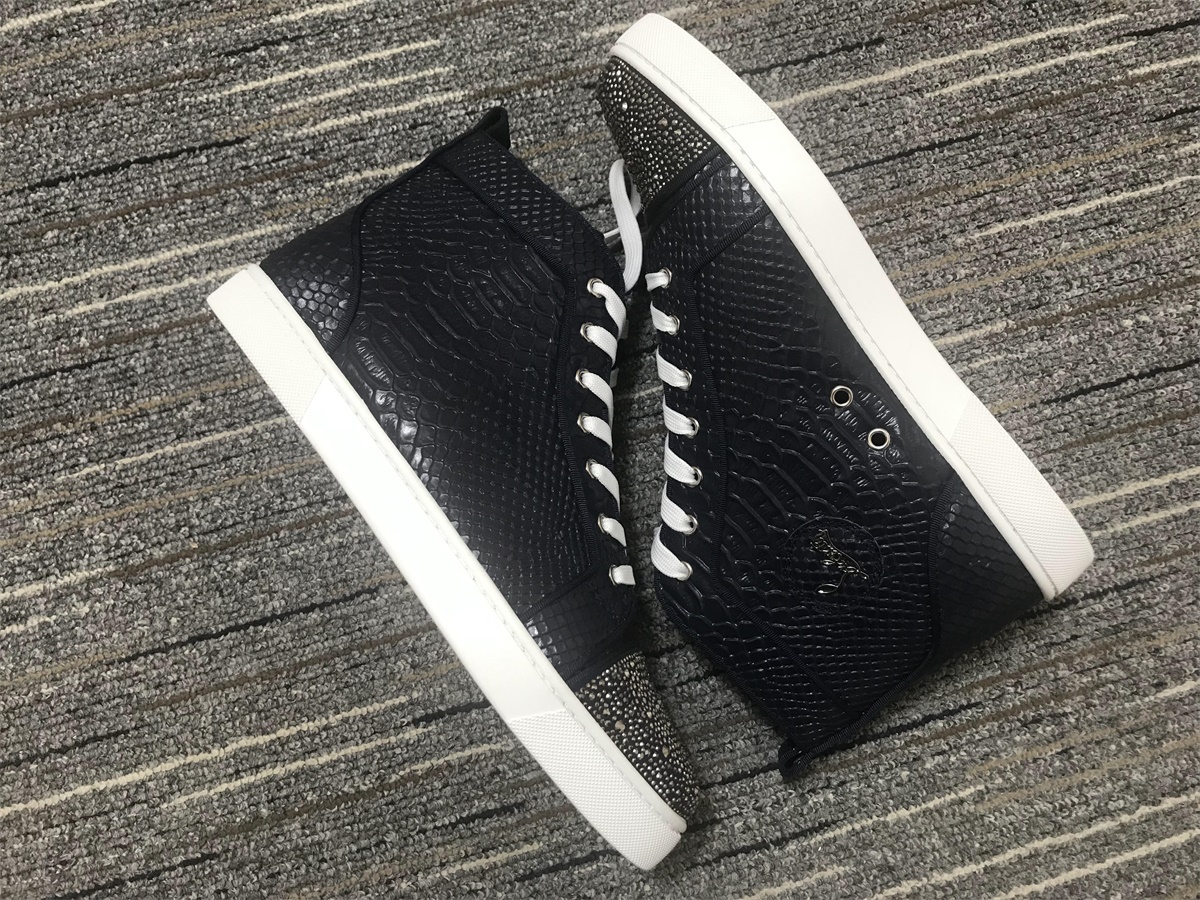 C*ristian L*uboutin Python Sneaker
