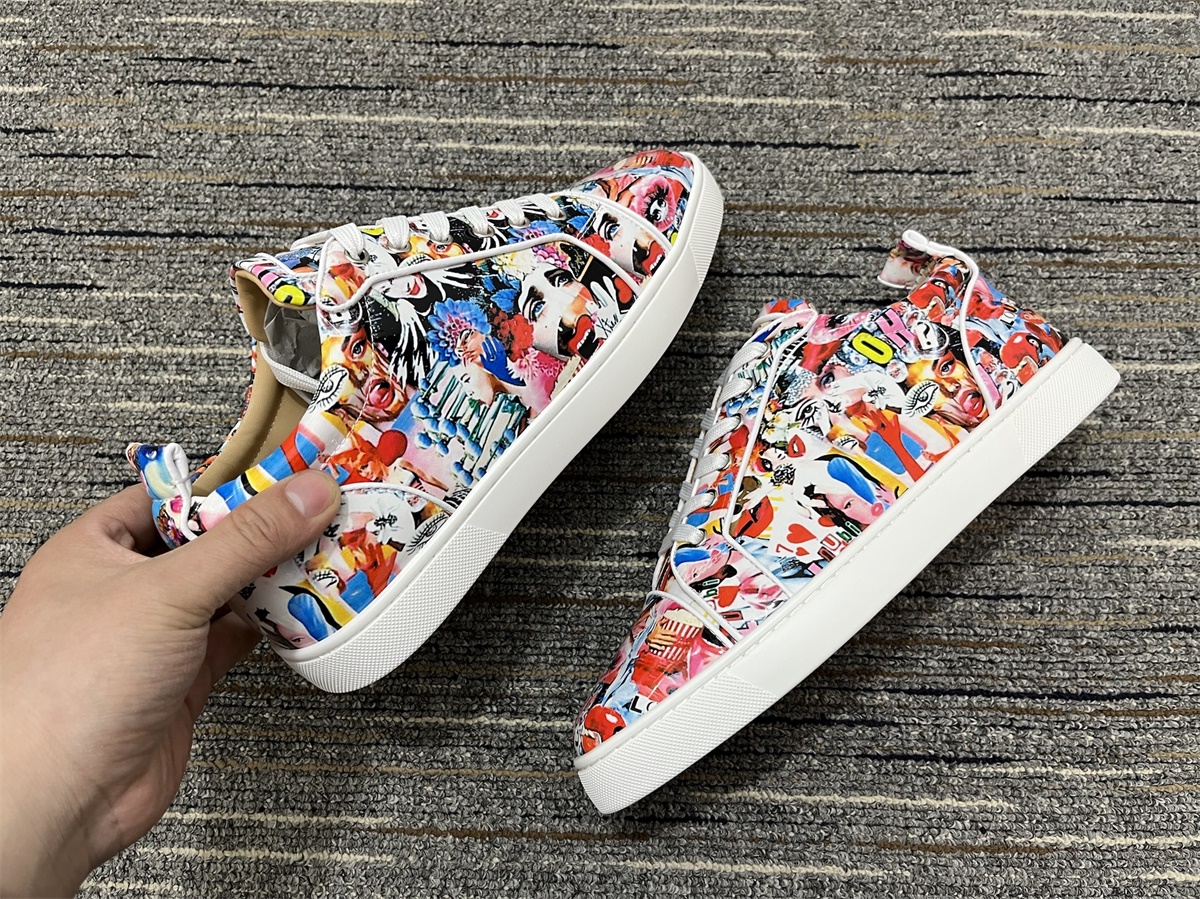 Men C*hristian L*ouboutin Low Top Sneakers