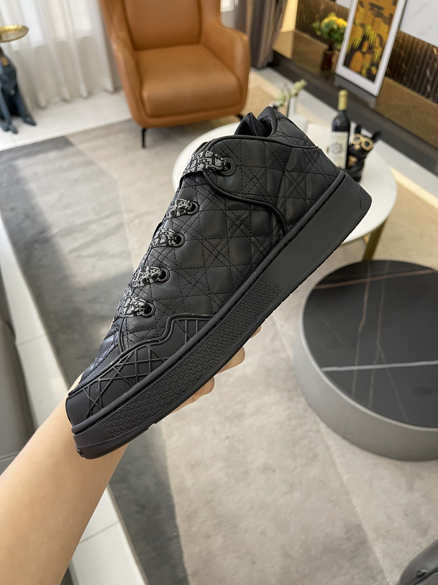 Men Women D*ior Top Sneakers