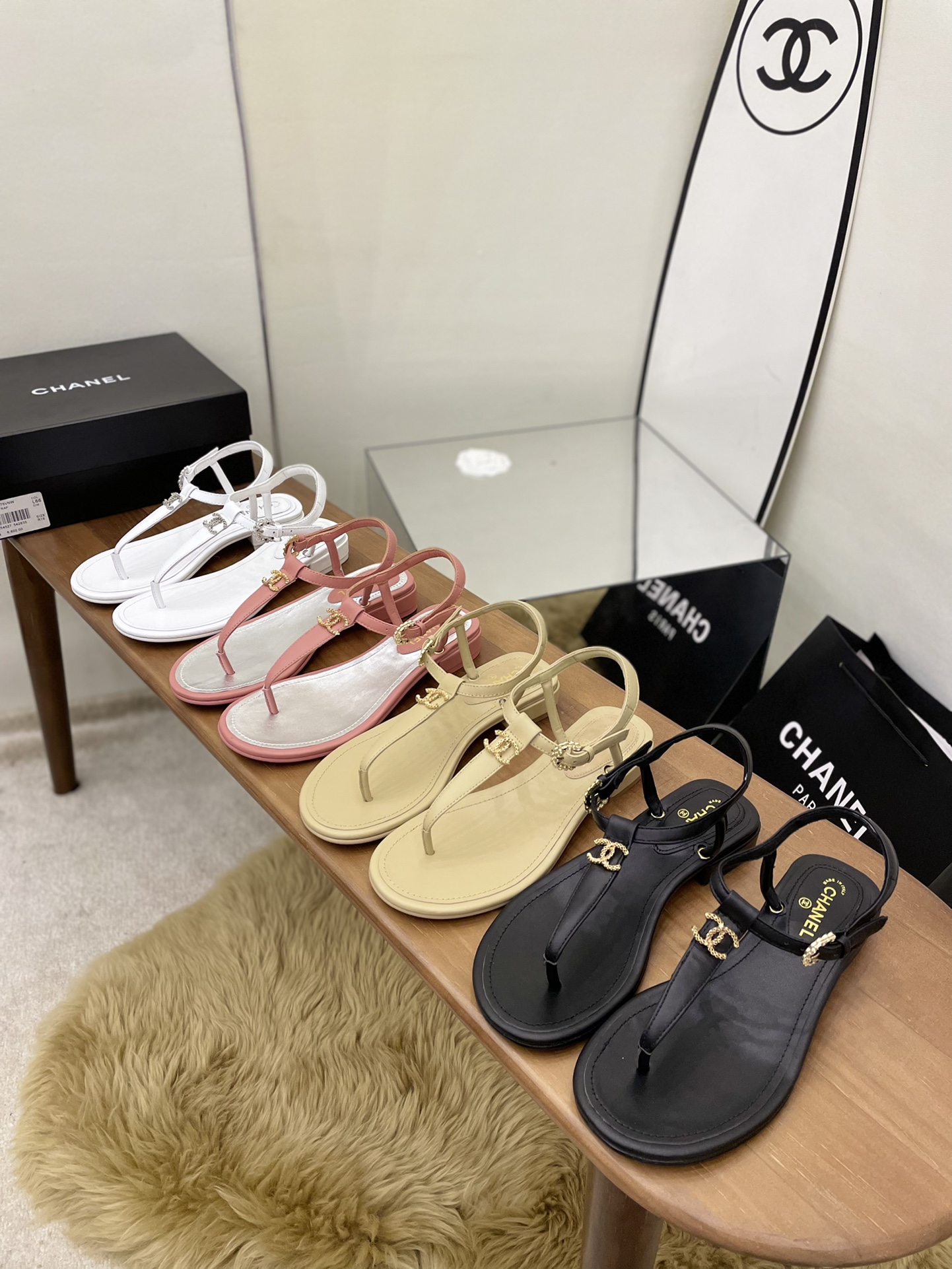 Women C*hanel Top Sandals