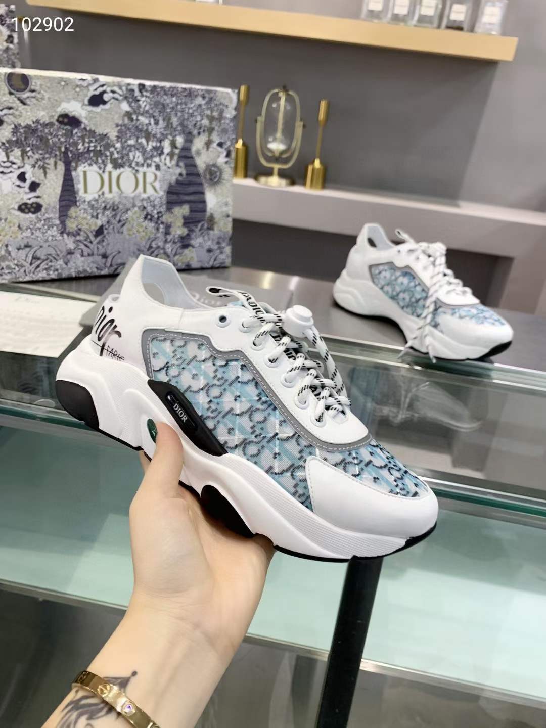 Men Women D*ior Top Sneaker