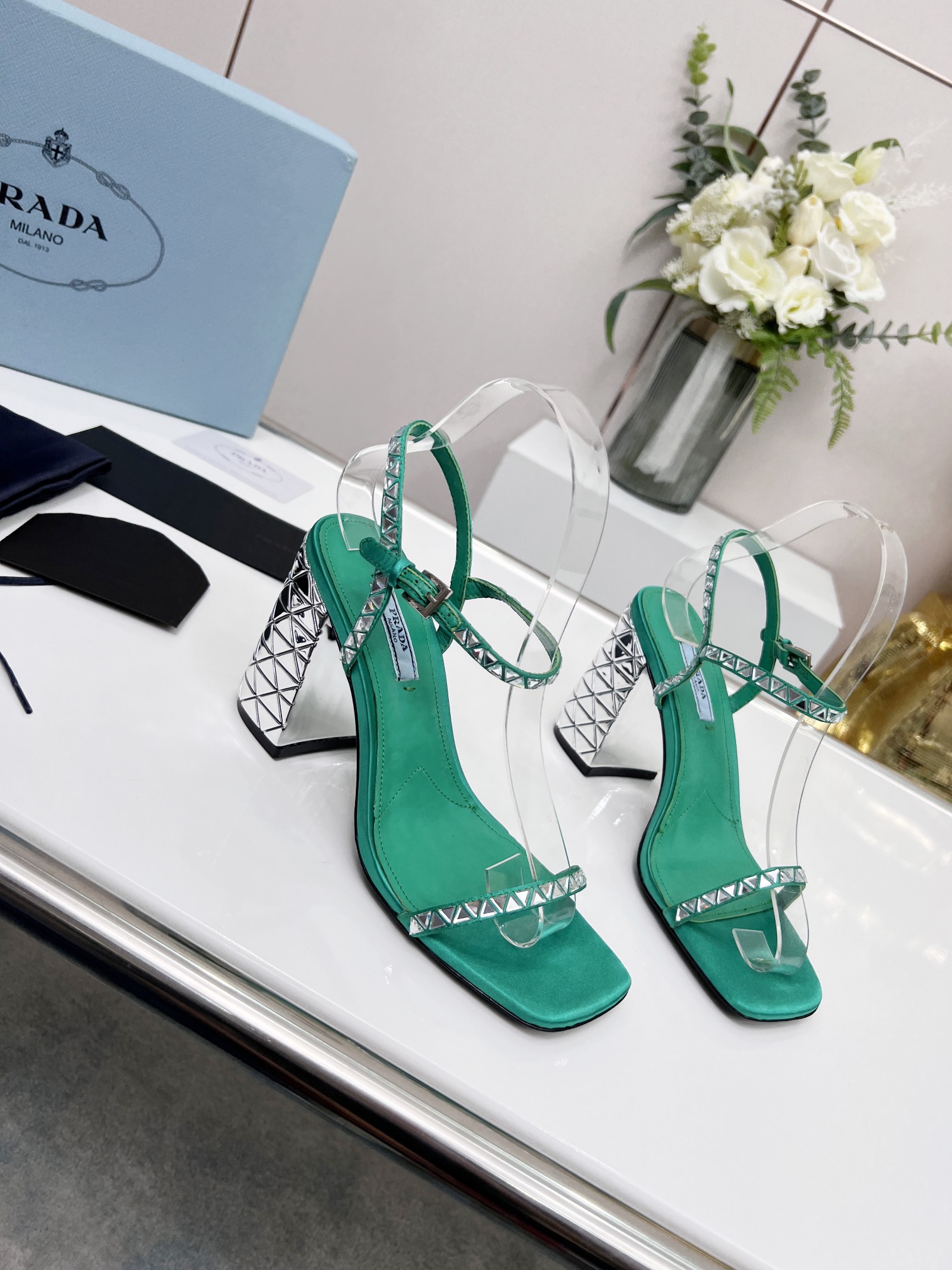 Women P*rada Top Sandals