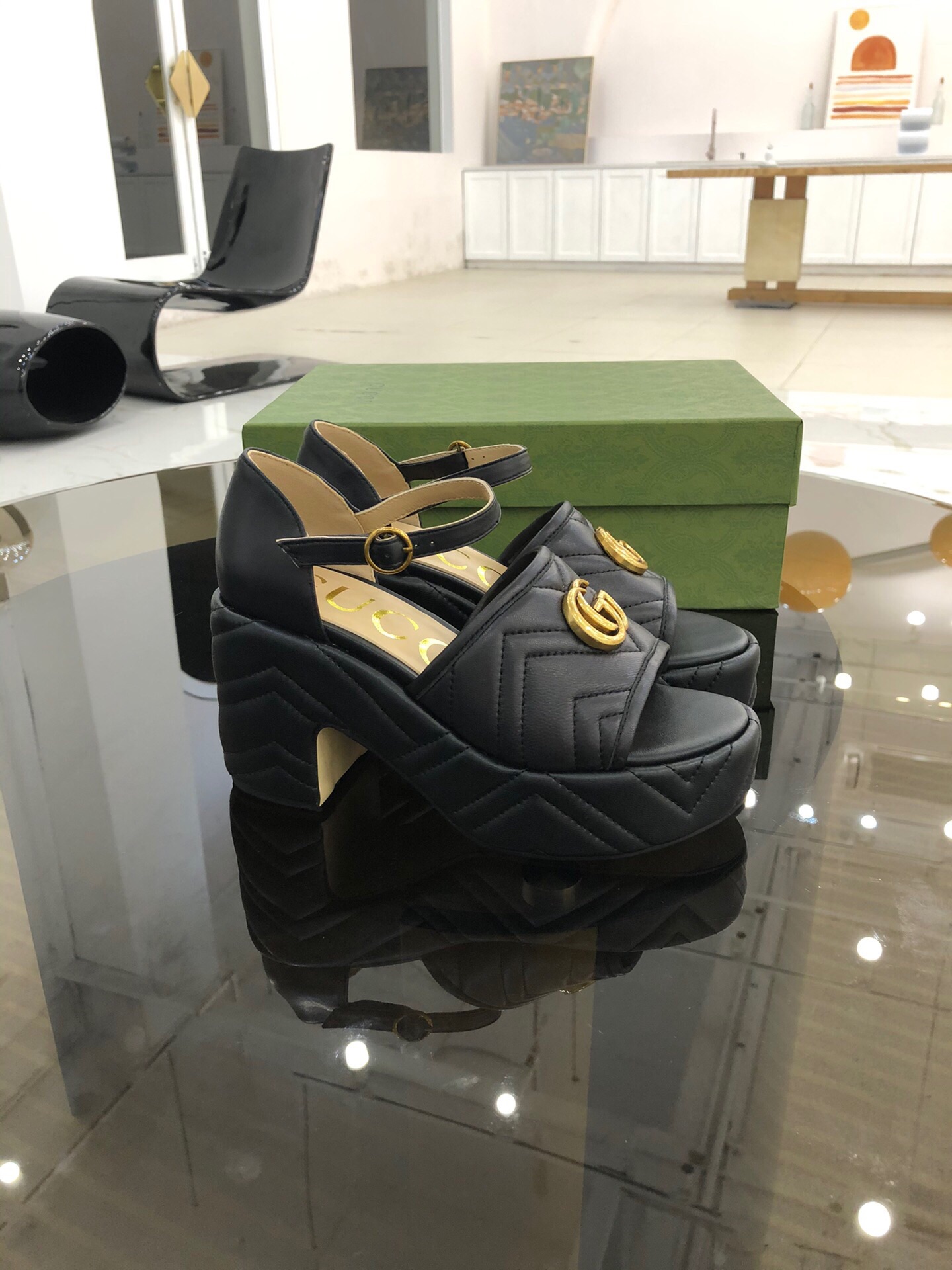 Women G*ucci Top Sandals