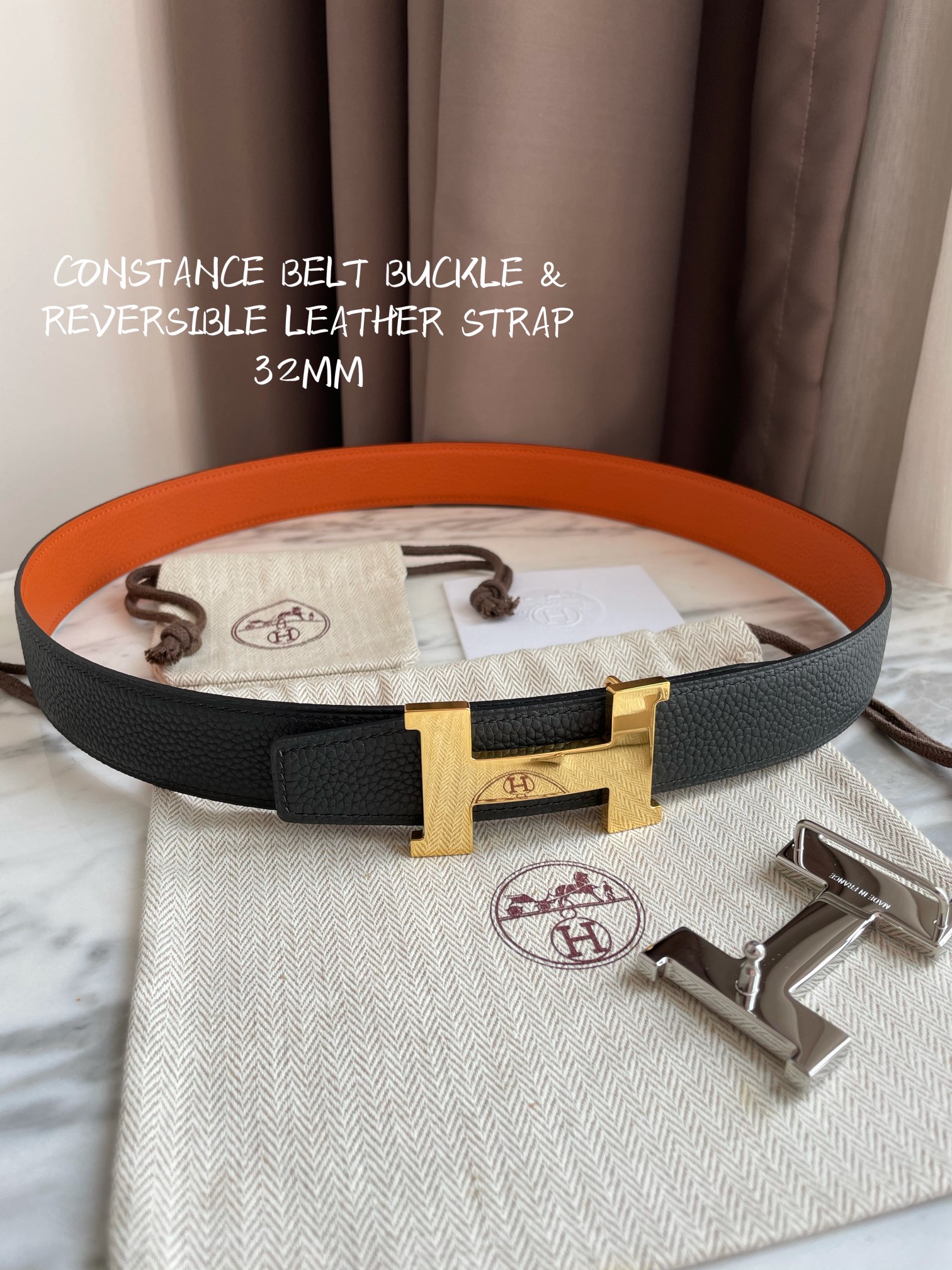 H*ermes Belts Top Quality 32mm